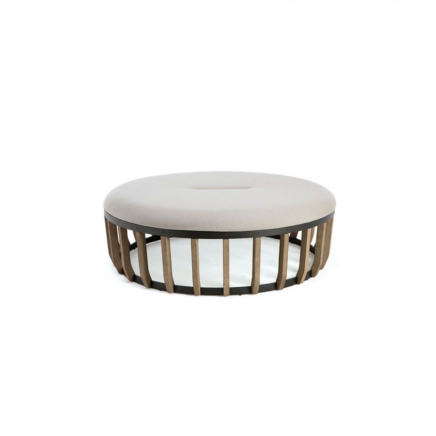 Taburet tapitat, 140x38, Ethimo colectia Swing